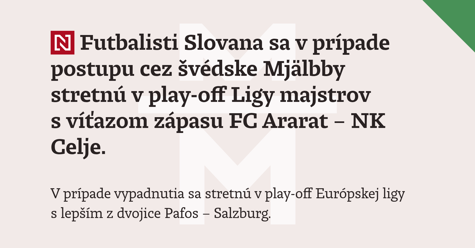 Slovan Bratislava's Champions League path set after UEFA draw in Nyon