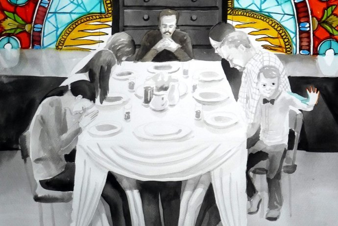 Lucia Dovičáková: Tradičná rodina, 2014.