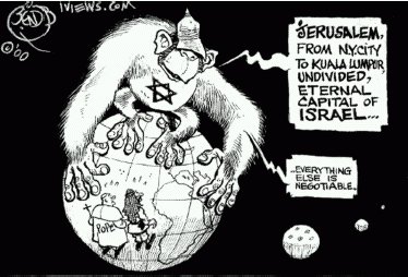 Arabskí karikaturisti často končia pri antisemitských obrázkoch. FOTO - JCPA.ORG
