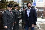Minister vnútra Robert Kaliňák v Moldave nad Bodvou. Foto – TASR