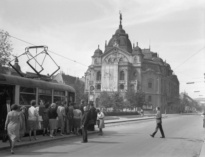 Štátne divadlo Košice v roku 1965. Foto – archív TASR
