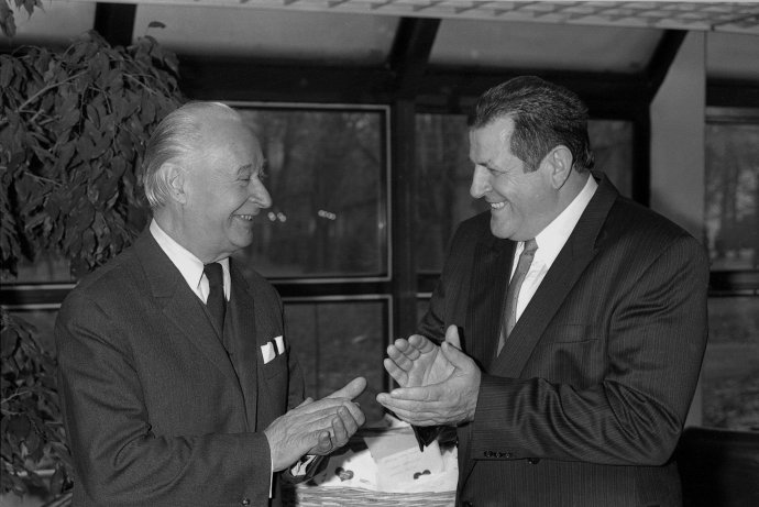 Alexander Dubček a Vladimír Mečiar boli v roku 1990 najpopulárnejší politici na Slovensku. Foto - TASR