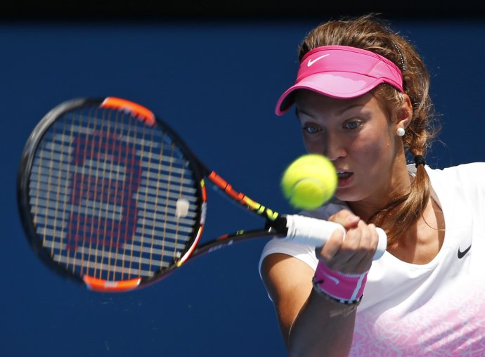 Tereza Mihalíková počas finále. Foto - Tasr