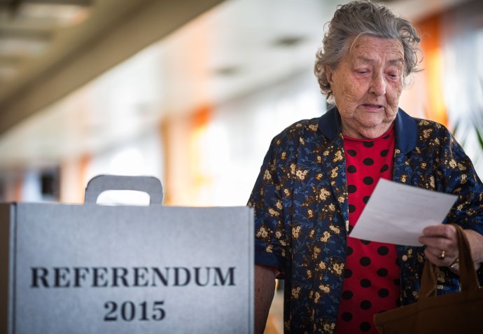 Zatiaľ posledné referendum bolo v roku 2015. Foto - N - Tomáš Benedikovič