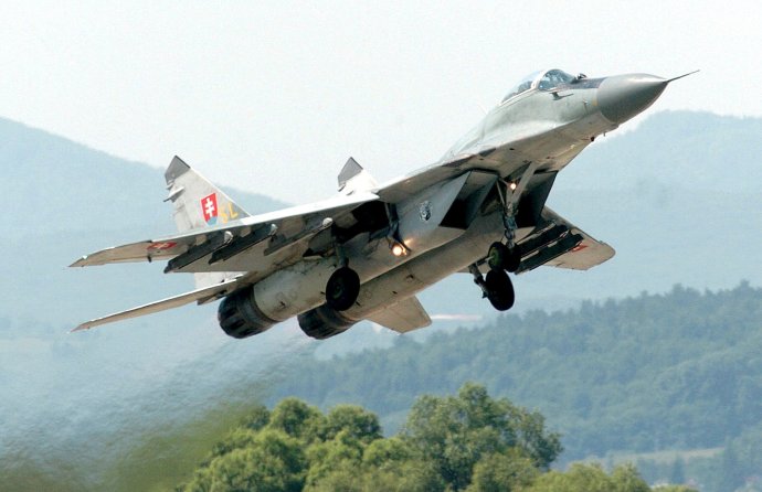 Slovenský MiG-29. Foto - archív tasr