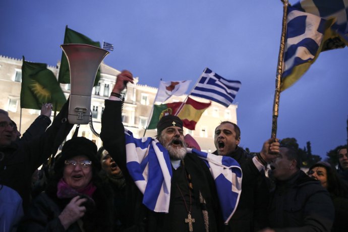 Grékom sa úsporné opatrenia nepáčia. Foto - AP