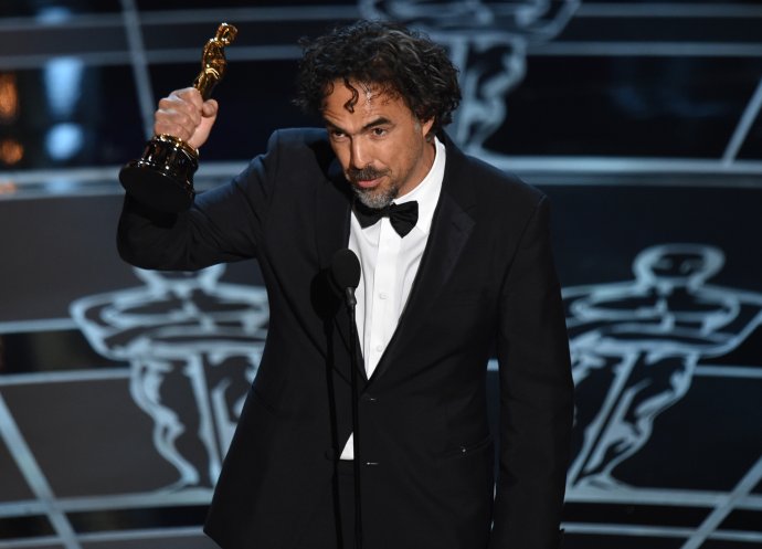 Mexický režisér Alejandro González Inárritu ďakoval tento rok najčastejšie. Foto – AP