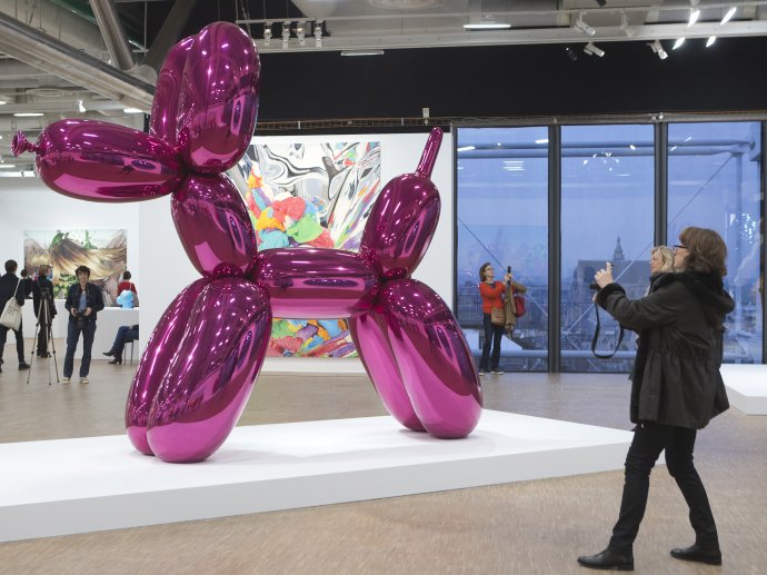 Koonsove dielo v Centre Pompidou. Foto - Tasr/AP