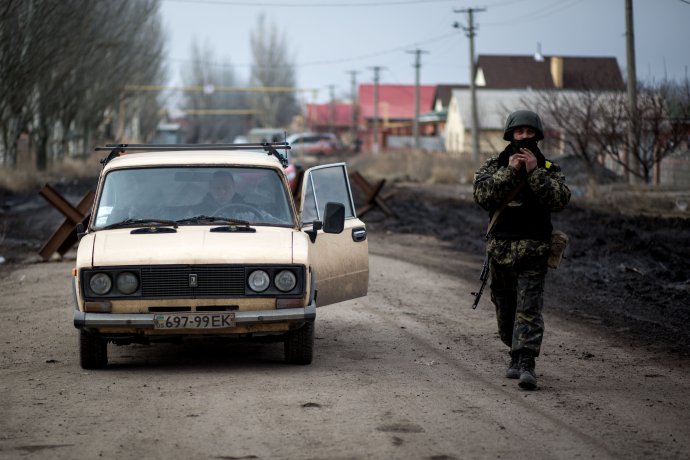 Na východnej Ukrajine je v súčasnosti situácia, ktorá sa označuje ako zamrznutý konflikt. Vláda v Kyjeve nemá pod kontrolou časť svojho územia, s čím sa nechce zmieriť. Foto N - Vladimír Šimíček