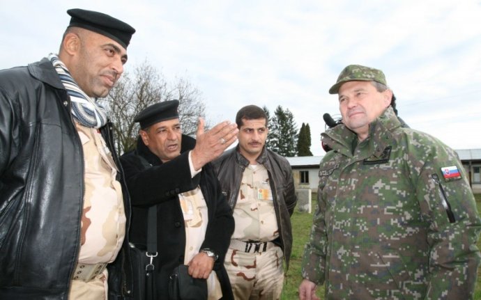 Vojaci irackej armády na cvičení v Novákoch v roku 2013. Foto – ministerstvo obrany