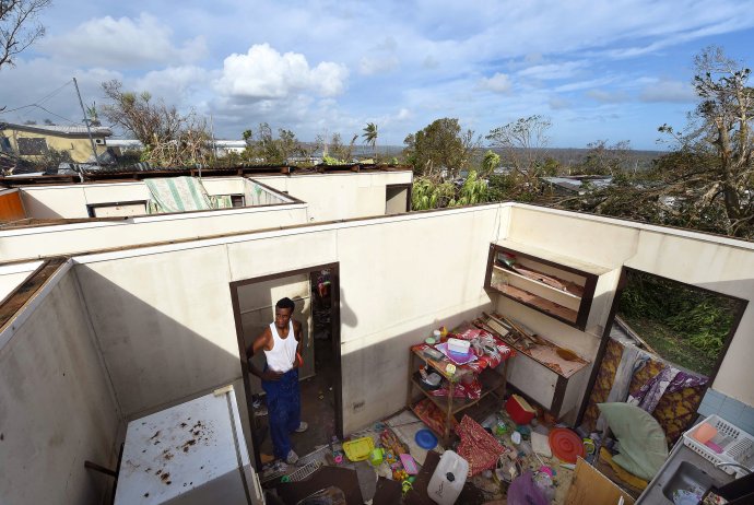 Cyklón Pam zničil takmer celú infraštruktúru na Vanuatu. FOTO - TASR/AP
