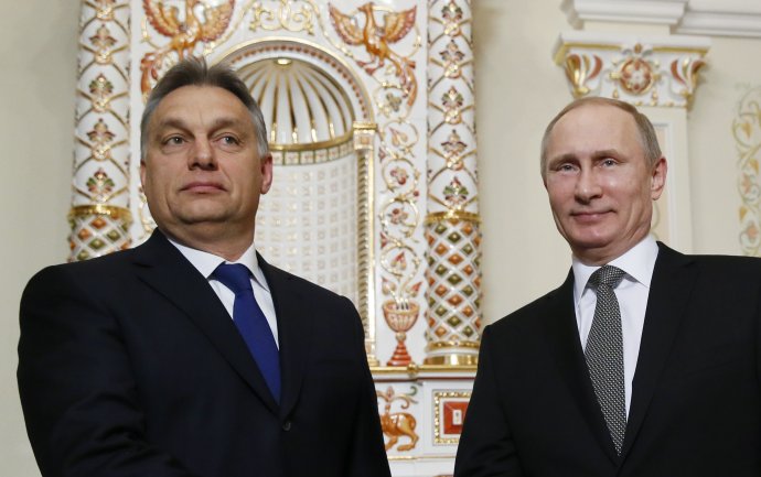 Orbán a Putin. Foto – TASR/AP