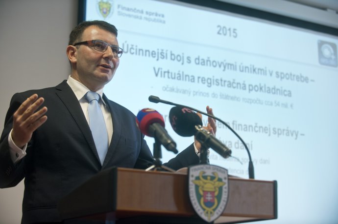 Šéf Finančného riaditeľstva František Imrecze. Foto - TASR
