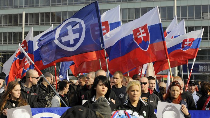 Nacionalisti si vznik Slovenské štátu pravidelne pripomínajú. Ilustračné foto - TASR