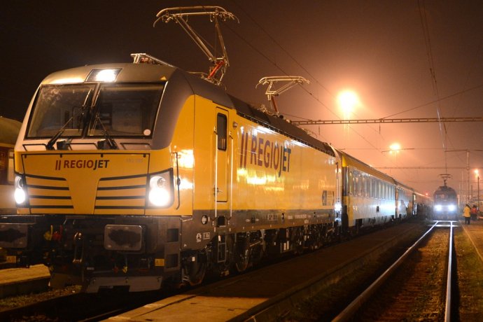 Vlak spoločnosti RegioJet. Foto - TASR