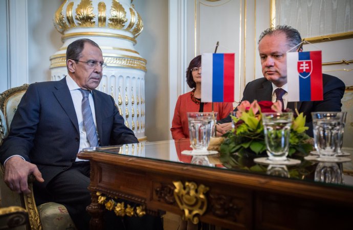 Ruský minister zahraničia Sergej Lavrov bol u Kisku v máji 2015. Foto N - Tomáš Benedikovič