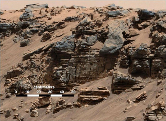 Mars ako vysušená púšť? Nie tak celkom, tvrdí nová štúdia. Foto – NASA/JPL, MSSS