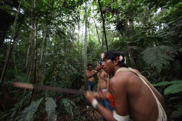 V Amazonskom pralese stále žije mnoho domorodých kmeňov mimo civilizácie. ILUSTRAČNÉ FOTO - TASR/AP