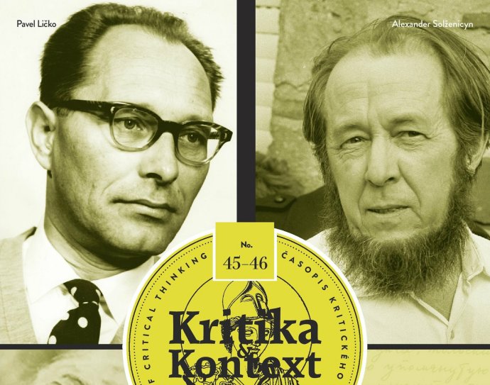 Pavel Ličko a a Alexander Solženicyn na obálke K&K.