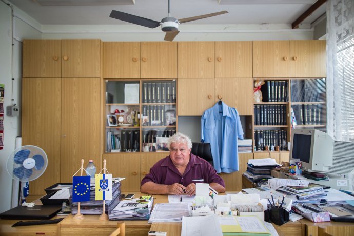 Starosta obce Svätý Peter Jozef Jobbágy. Foto N – Tomáš Benedikovič
