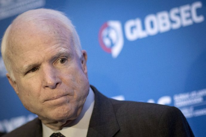 McCain v roku 2015 na konferencii Globsec v Bratislave. Foto N – Vladimír Šimíček