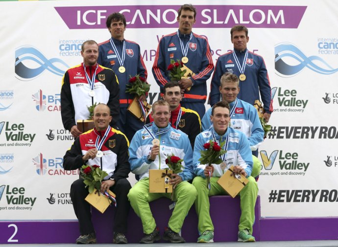 Slováci získali v Londýne zlato ako tím v hliadkach. Foto - AP