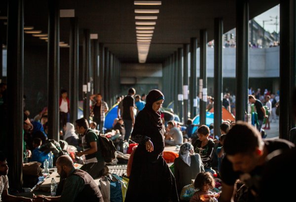 Fotogaléria: Život utečencov na stanici v&nbsp;Budapešti
