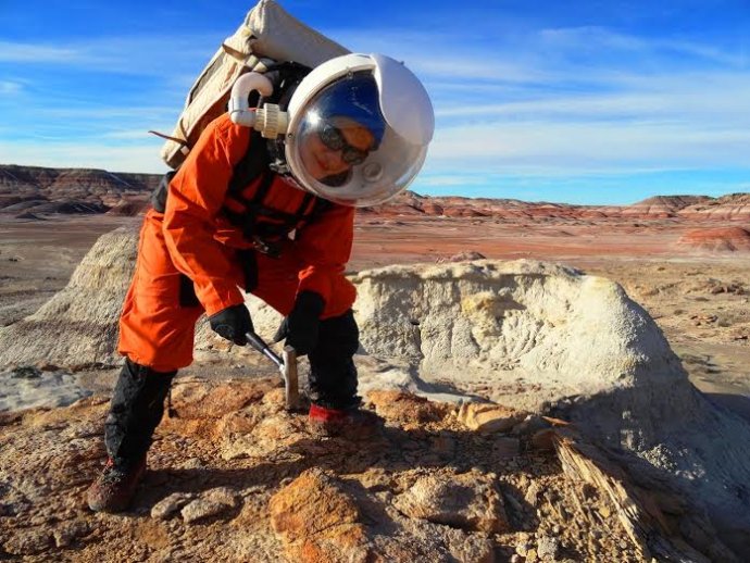 Na prvej misii v roku 2014, ktorá simulovala pobyt na Marse, strávila Musilová skoro tri týždne. Ďalšia misia sa jej začne 14. januára. Foto – archív M. M.