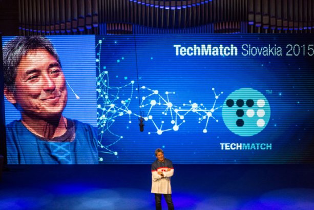 Vystúpenie Guy Kawasakiho na konferencii TECHMATCH SLOVAKIA 2015 ( foto N - Vladimír imíèek )