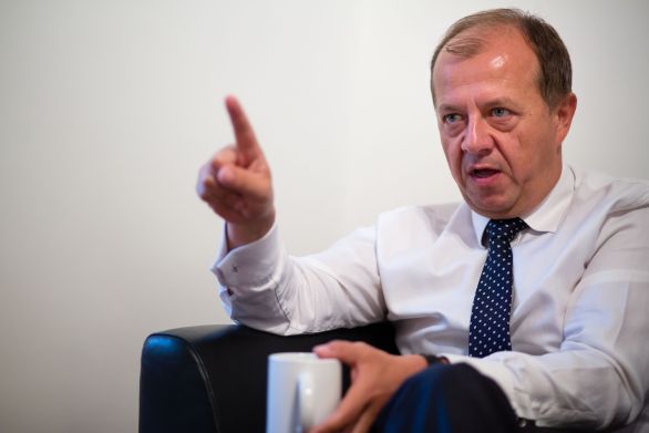 Trenčín, 9.10. 2015. Primátor Trenčína Richard Rybníček. Foto N – Tomáš Benedikovič
