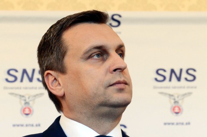Predseda SNS, kapitán v zálohe Andrej Danko. Foto - TASR