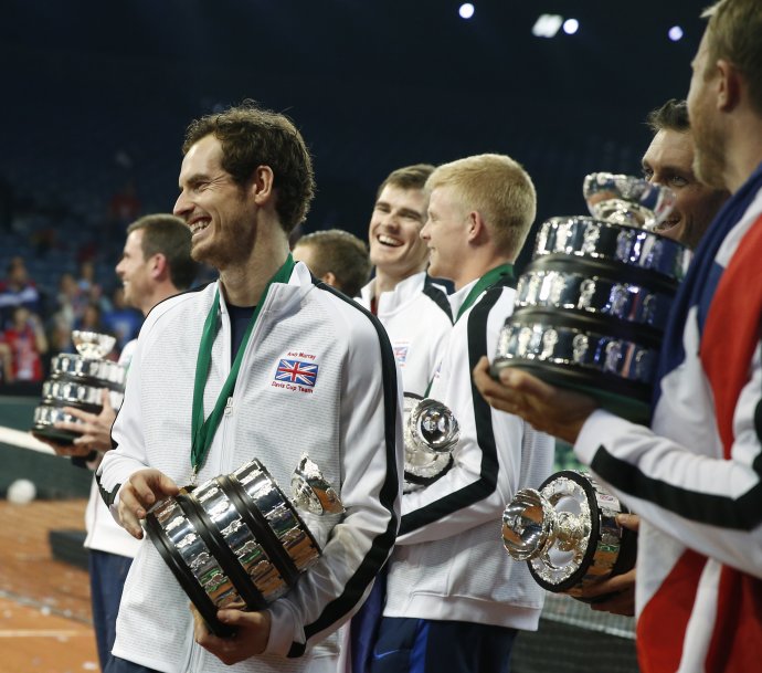 Andy Murray a tí ostatní. Foto - TASR/AP