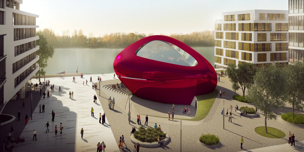 Planetárium podľa developera PKO. Vizualizácia – Henbury Development