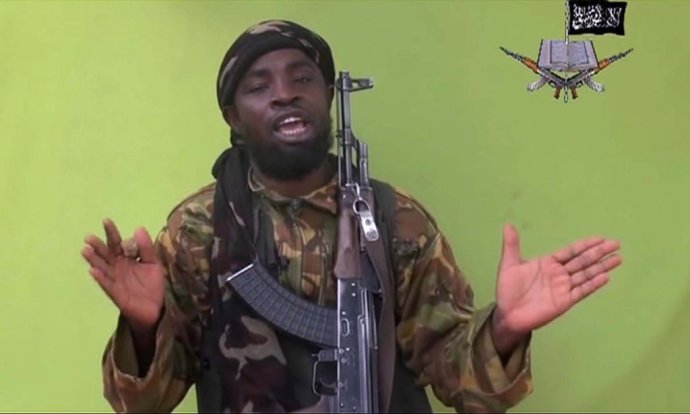 Vodca nigeríjskej teroristickej skupiny Boko Haram Abubakar Šekau. FOTO - TASR/AP