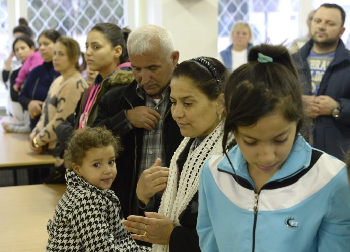 Asýrski kresťania sa sťahujú k Nitre. Foto – TASR
