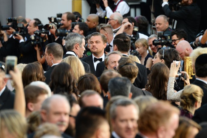 Leoardo DiCaprio na Cenách akadémie. Foto - Al Powers/Invision/AP