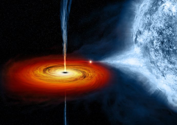 Čierna diera. Foto – NASA/CXC/M.Weiss