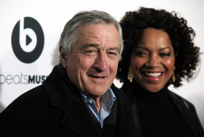 Herec Robert De Niro s manželkou Grace na festivale Tribeca v roku 2014. Foto - Tasr/Ap