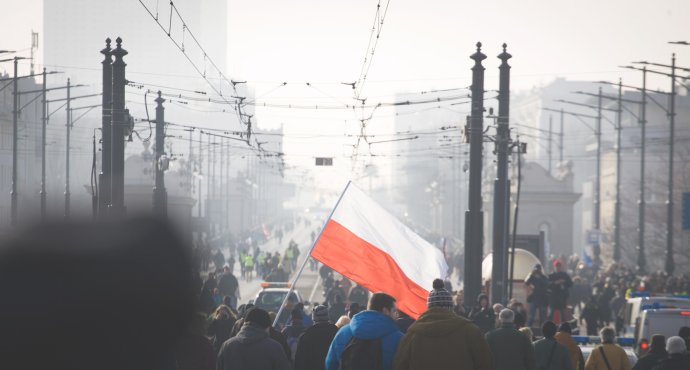 Proti vláde PiS už Poliaci viackrát vyšli do ulíc. Márne. Foto – Flickr
