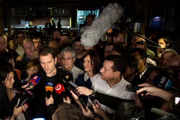 Medzi lídrov pravice patria Igor Matovič a Daniel Lipšic. Foto N - Vladimír Šimíček