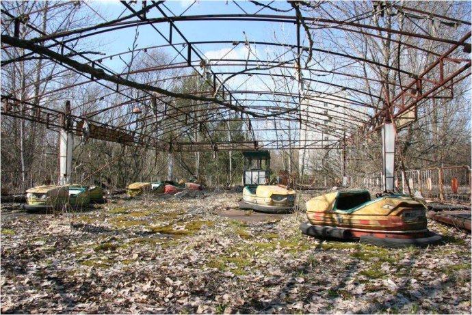 Pripjať, mesto duchov, leží v blízkosti černobyľskej jadrovej elektrárne. K havárii došlo 26. apríla 1986. Foto – TASR