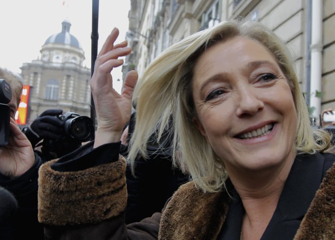 Francúzska ultrapravicová politička Marine Le Penová. Foto – TASR/AP