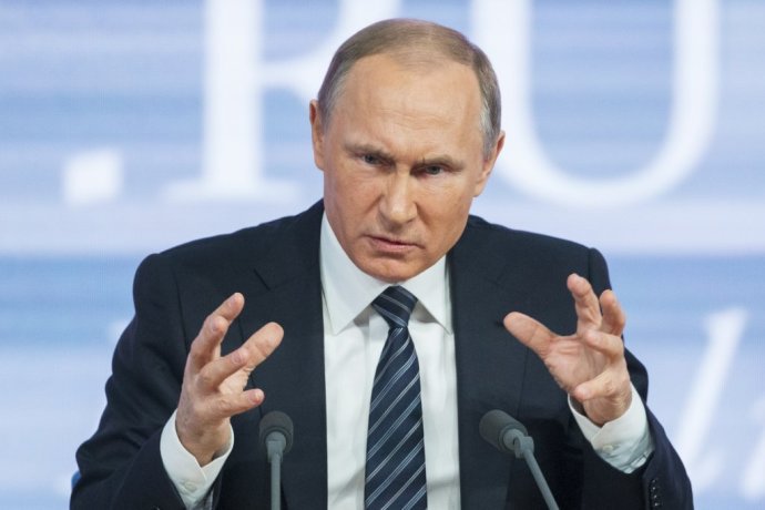 Ruský prezident Vladimir Putin. FOTO - TASR/AP