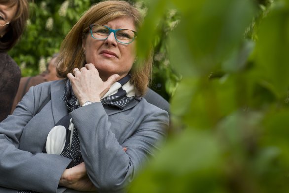 Gabriela Matečná bola pri viacerých sporných reštitúciách, z ktorých profitujú developeri. Zo Slovenského pozemkového fondu prešla na ministerstvo pôdohospodárstva. Foto - TASR