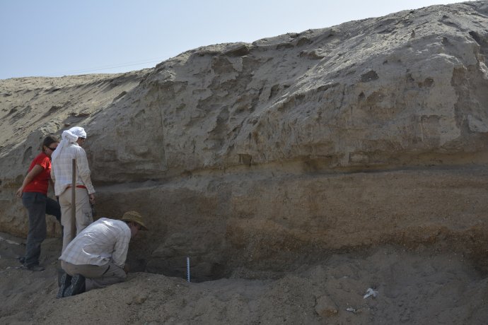 Objavenie hyksóskeho hrobu. Foto – Nadácia Aigyptos