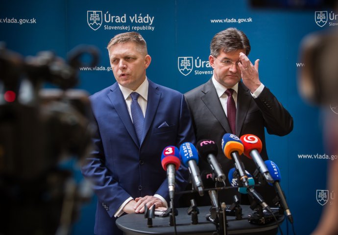 Robert Fico a Miroslav Lajčák. Foto N – Tomáš Benedikovič