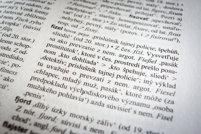 Nový etymologický slovník slovenčiny. Foto N - Tomáš Benedikovič