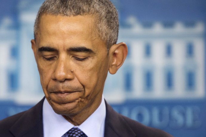 Americký prezident Barack Obama zažil počas svojho úradovania 14 masových strelieb. Foto - TASR/AP