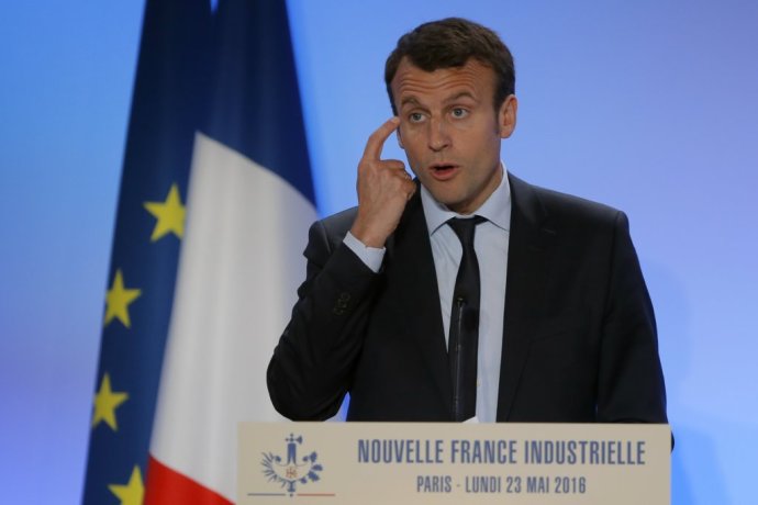 Francúzsky minister hospodárstva Emmanuel Macron. Foto - TASR/AP