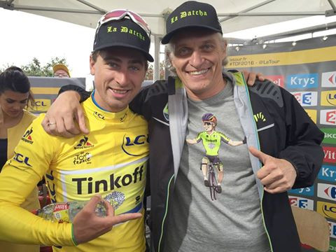 Oleg Tiňkov bol majiteľom cyklistického tímu, za ktorý pretekal aj Peter Sagan. Foto - facebook.com/tinkoffsport